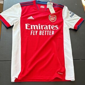 2021-2022 Adidas Arsenal Red and White Jersey NEW WITH TAGS